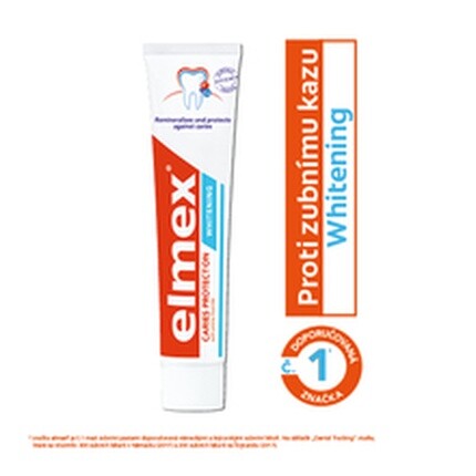 Отбеливающая зубная паста Caries Protection Whitening 75 мл Elmex
Отбеливающая зубная паста Caries Protection Whitening 75 мл Elmex
