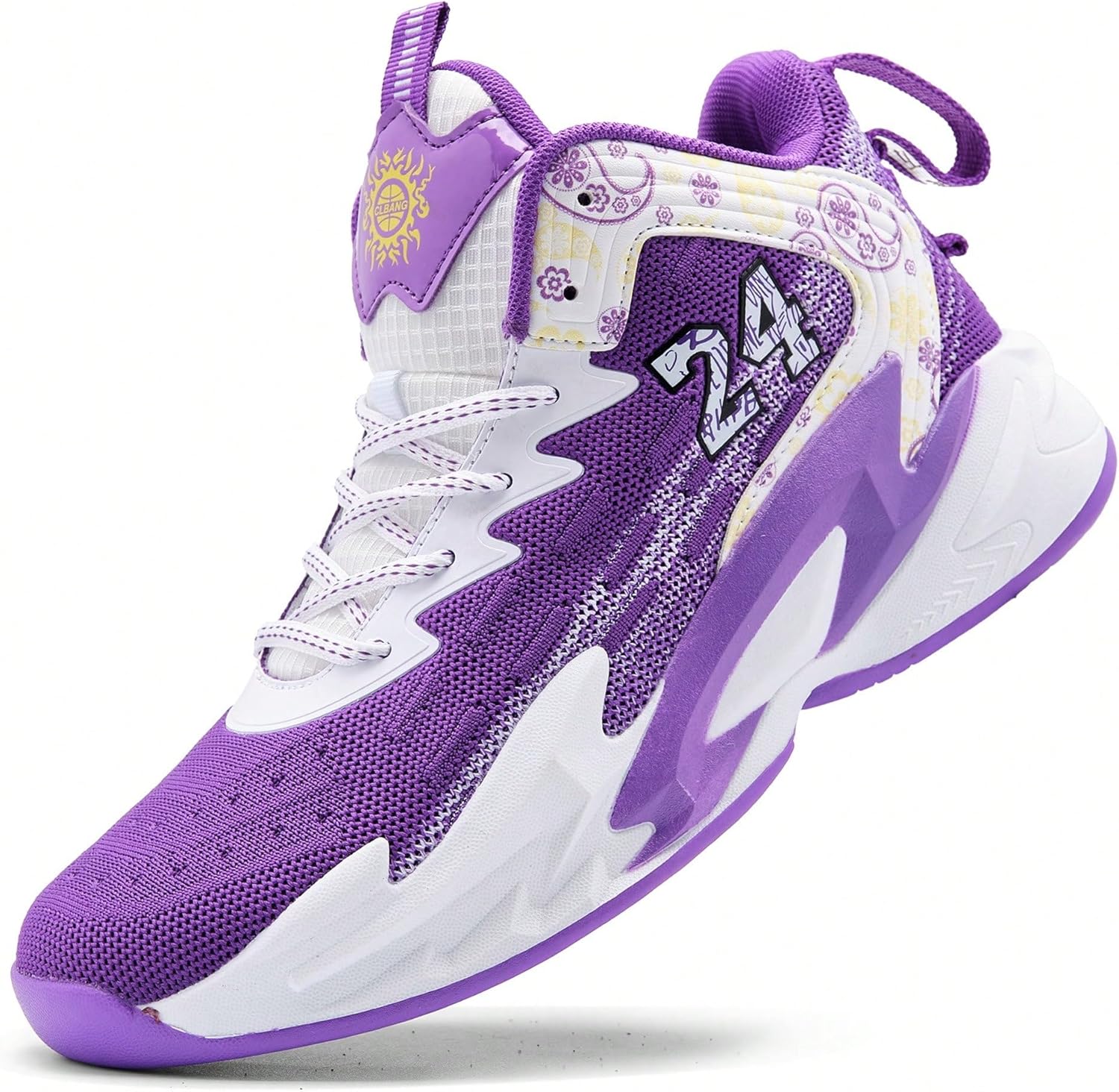 Кроссовки для баскетбола 24 для мужчин, легкие, дышащие, для улицы, с нескользящей подошвой, модные высокие спортивные туфли для стритбола, площадки и тренажерного зала Ctkvbmeoi, фиолетовый
Кроссовки для баскетбола 24 для мужчин, легкие, дышащие, для улицы, с нескользящей подошвой, модные высокие спортивные туфли для стритбола, площадки и тренажерного зала Ctkvbmeoi, фиолетовый