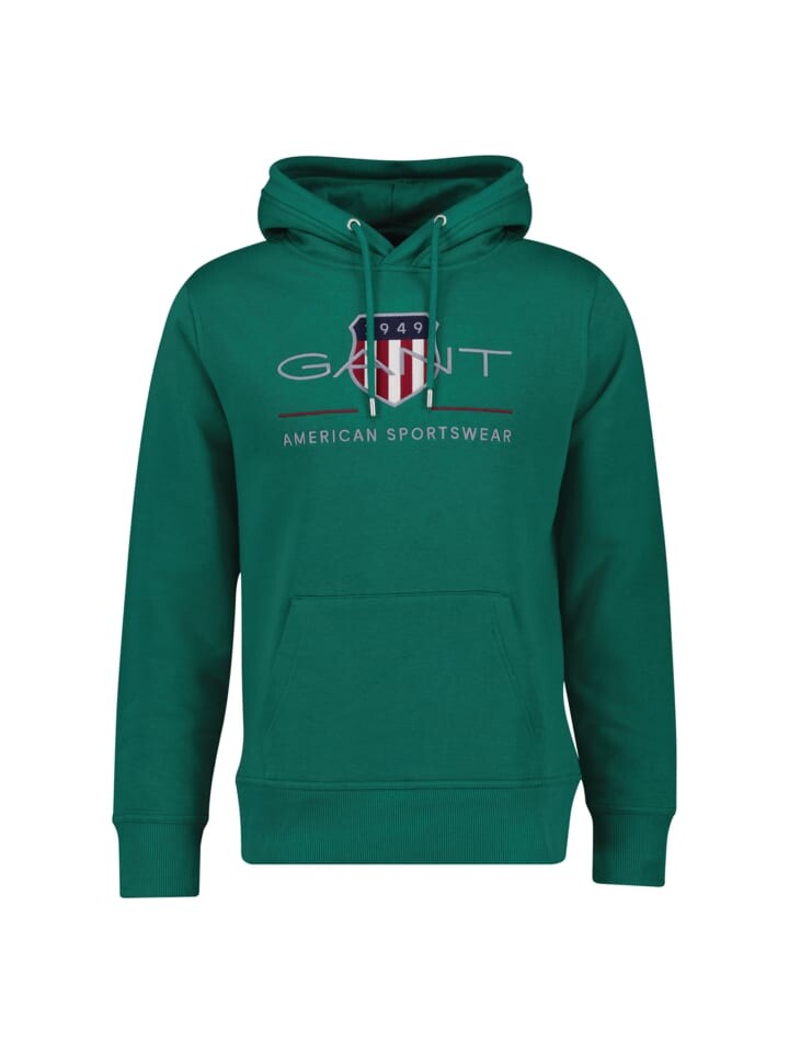 Толстовка Gant, цвет grün (deep forest green) 
Толстовка Gant, цвет grün (deep forest green)