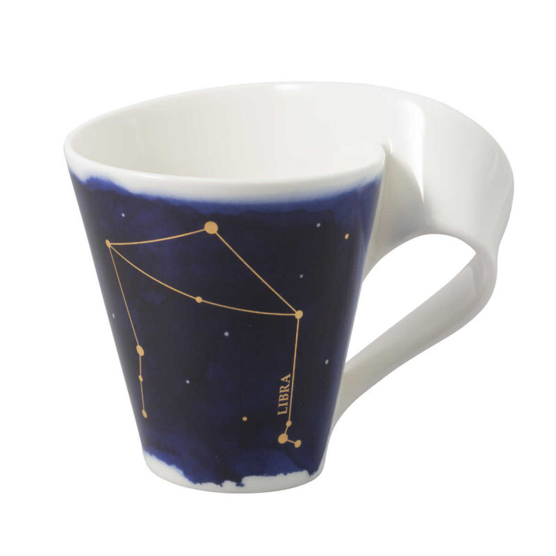 Кружка NewWave Stars с ручкой Libra/Весы 0,30 л Villeroy & Boch, белый/синий/золотой
Кружка NewWave Stars с ручкой Libra/Весы 0,30 л Villeroy & Boch, белый/синий/золотой