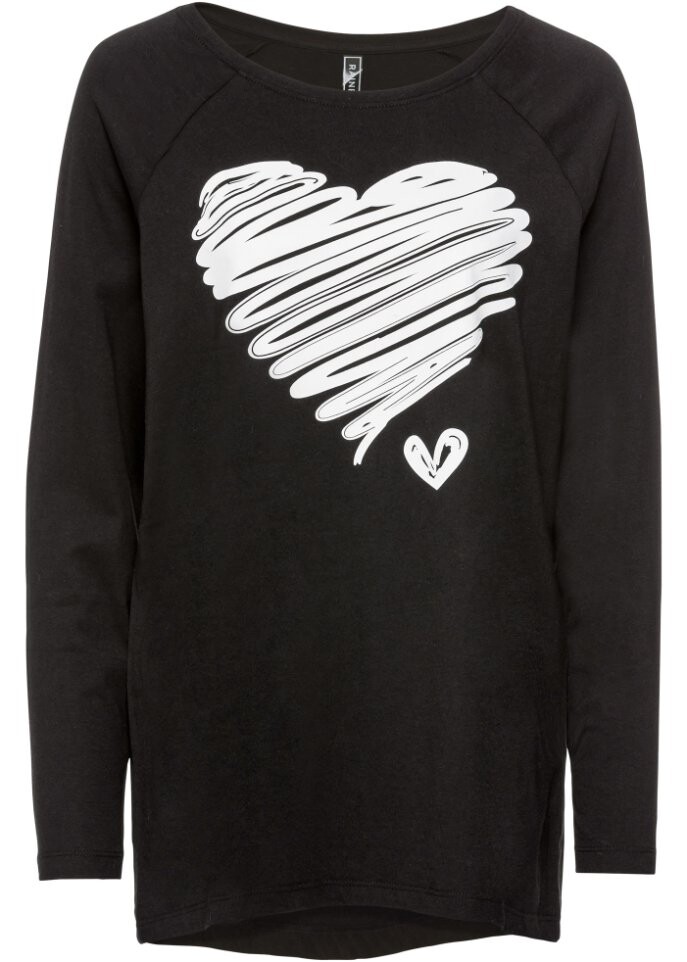 Рубашка с длинным рукавом Rainbow, черный 
Рубашка с длинным рукавом Rainbow, черный