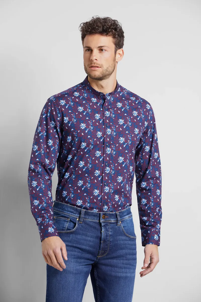 Рубашка bugatti с длинными рукавами и цветочным узором, красный
Рубашка bugatti с длинными рукавами и цветочным узором, красный