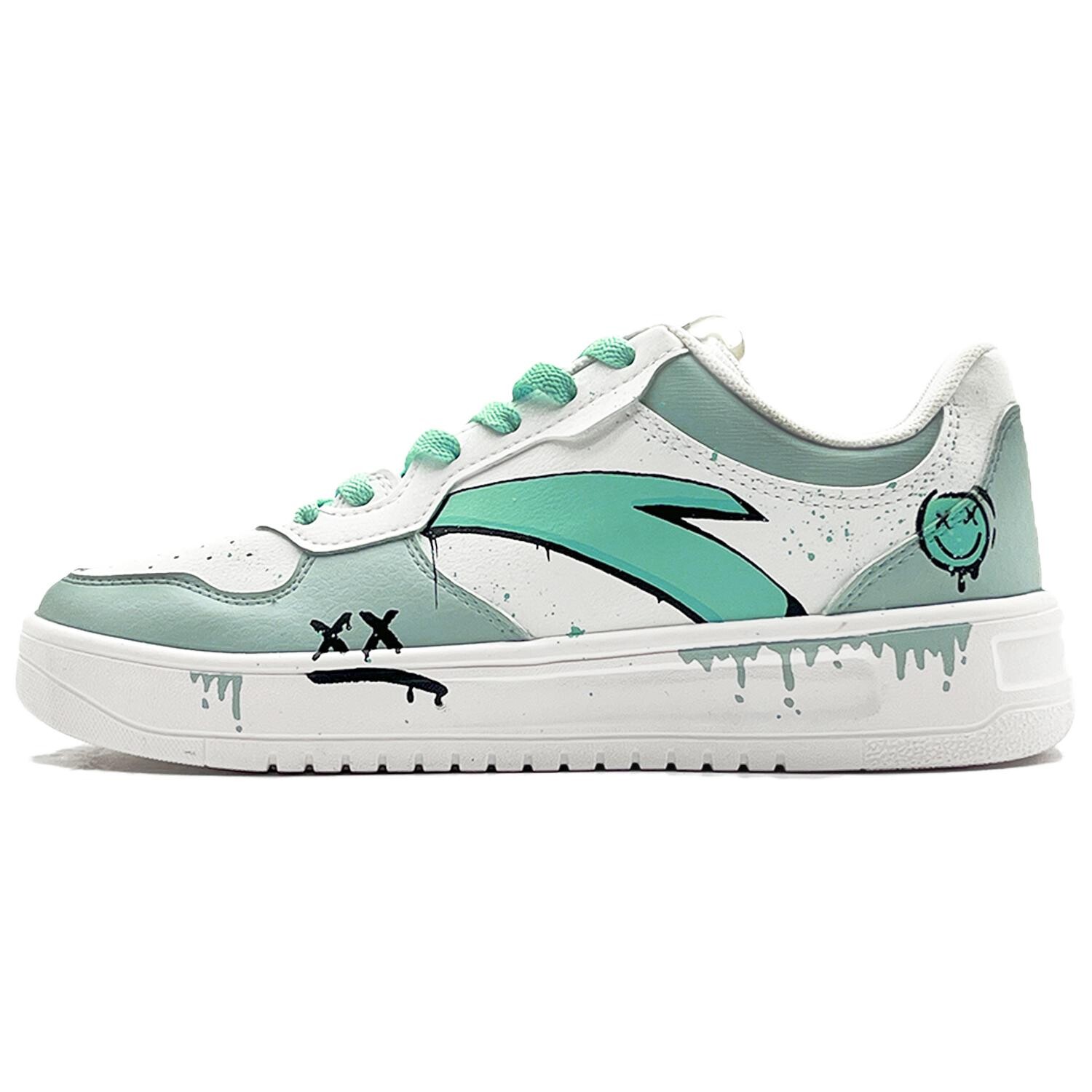 Кроссовки для скейтборда мужские низкие белый/голубой/черный Anta
Кроссовки для скейтборда мужские низкие белый/голубой/черный Anta