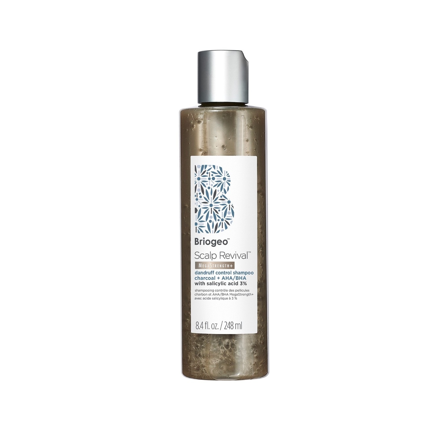 Шампунь scalp revival megastrength+ dandruff control shampoo charcoal + aha/bha with salicylic acid 3% Briogeo, объем 248 мл
Шампунь scalp revival megastrength+ dandruff control shampoo charcoal + aha/bha with salicylic acid 3% Briogeo, объем 248 мл