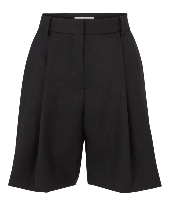 Широкие плиссированные шорты Nina Ricci, черный
Широкие плиссированные шорты Nina Ricci, черный