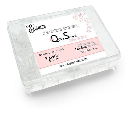 Форма для ногтей Quick Shape, формы для наращивания ногтей Тип 1, 120 шт. Elisium
Форма для ногтей Quick Shape, формы для наращивания ногтей Тип 1, 120 шт. Elisium