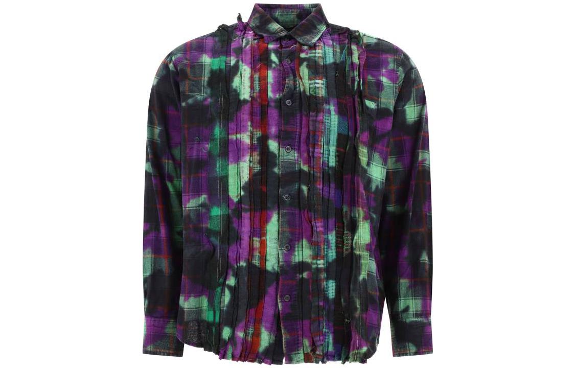 Фланелевая рубашка с рисунком в технике тай-дай Needles, мультиколор
Фланелевая рубашка с рисунком в технике тай-дай Needles, мультиколор