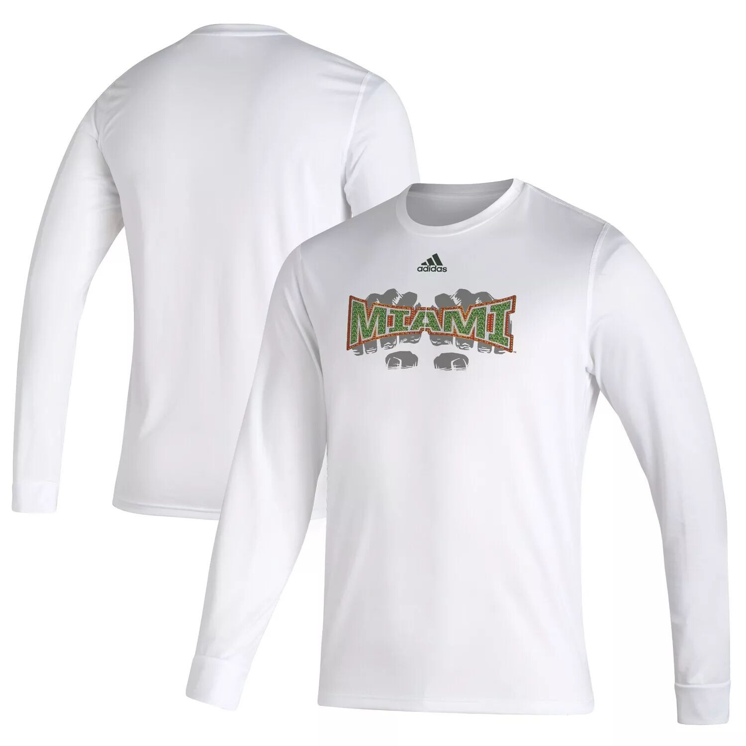 Мужская белая футболка с длинным рукавом Miami Hurricanes Touchdown Ring Creator adidas, Белый, Мужская белая футболка с длинным рукавом Miami Hurricanes Touchdown Ring Creator adidas
Мужская белая футболка с длинным рукавом Miami Hurricanes Touchdown Ring Creator adidas, Белый, Мужская белая футболка с длинным рукавом Miami Hurricanes Touchdown Ring Creator adidas