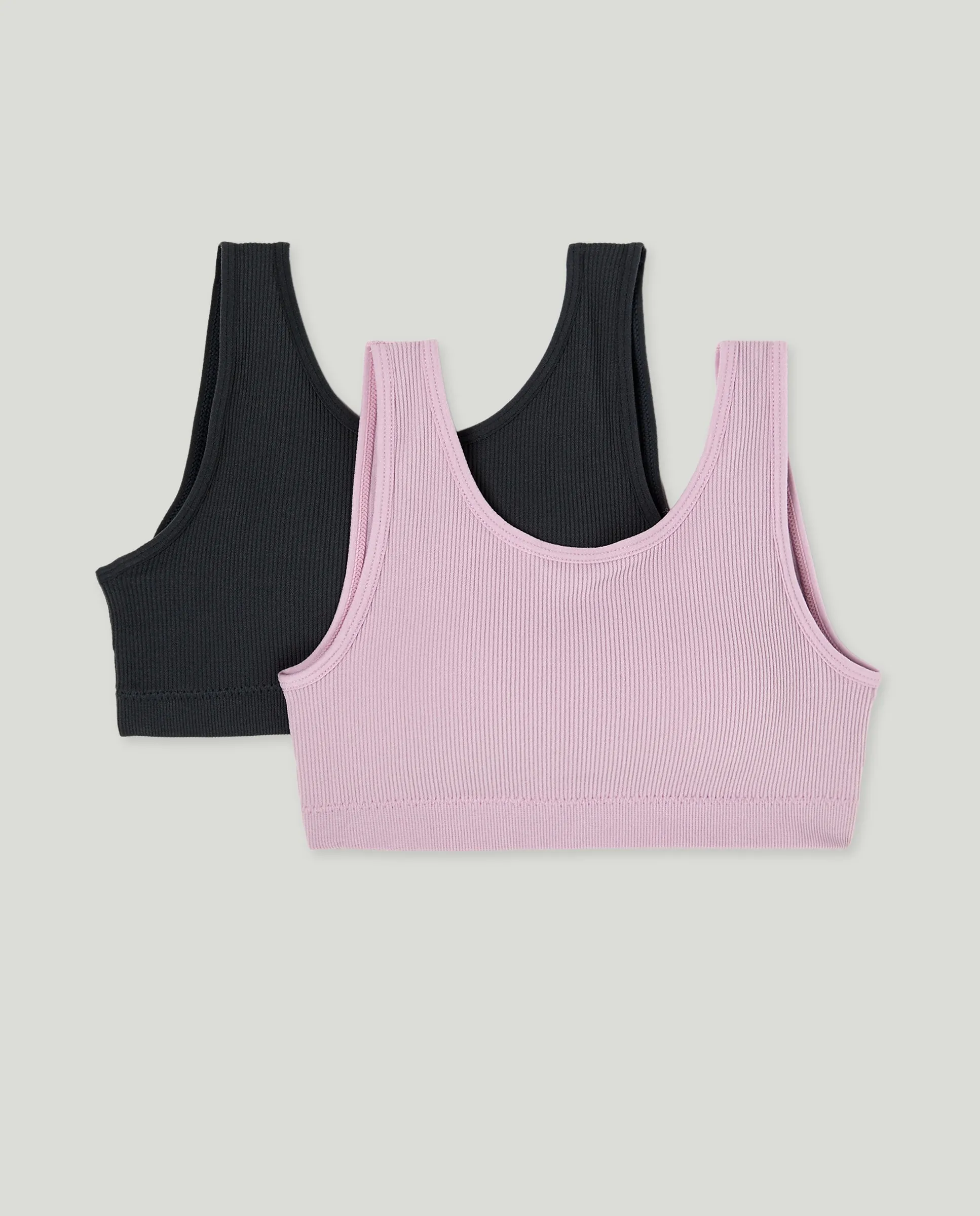 Набор из двух детских топов с отделкой Cotton Juice, многоцветный 
Набор из двух детских топов с отделкой Cotton Juice, многоцветный