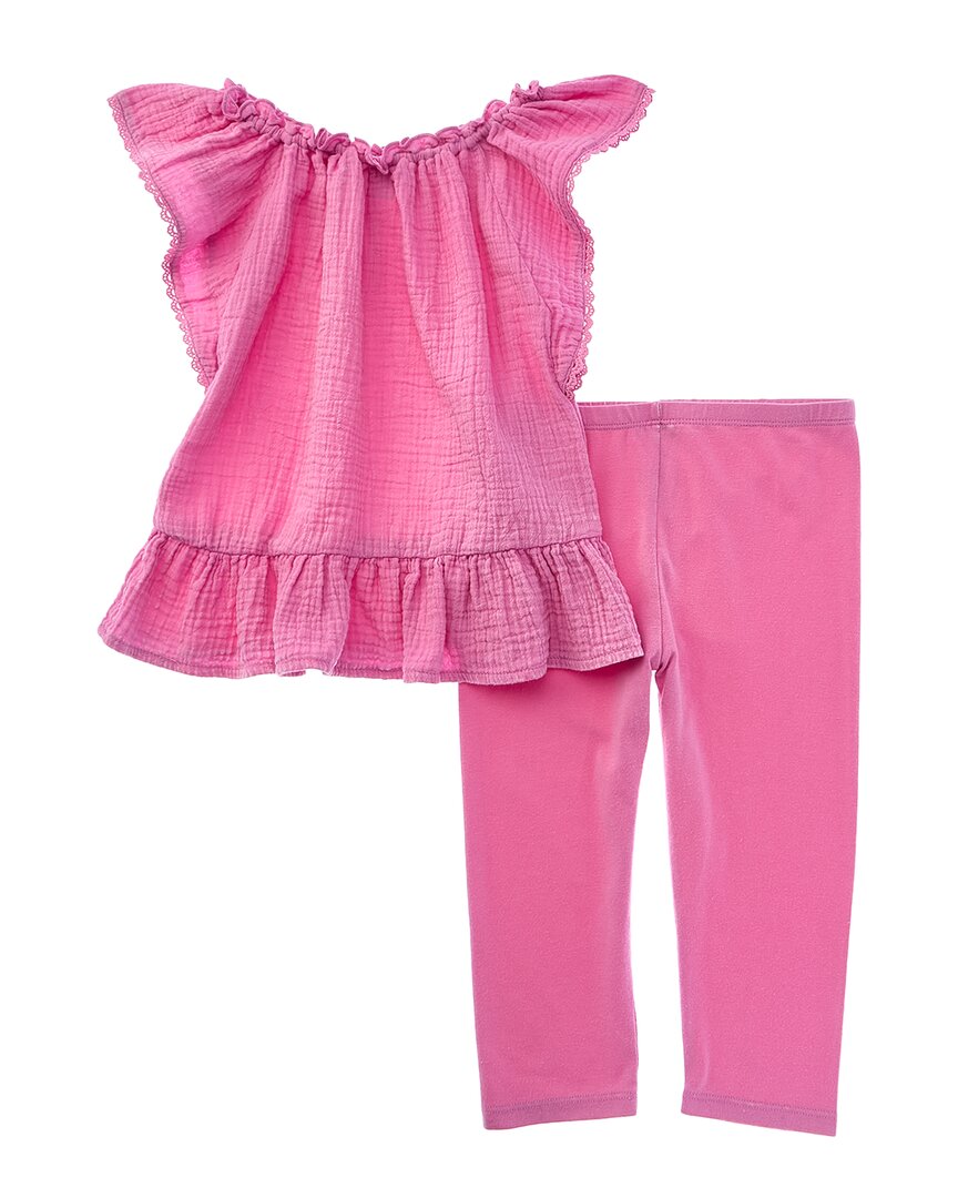 Великолепный комплект из 2 предметов: топ и леггинсы из солнечного газа Splendid, розовый
Великолепный комплект из 2 предметов: топ и леггинсы из солнечного газа Splendid, розовый