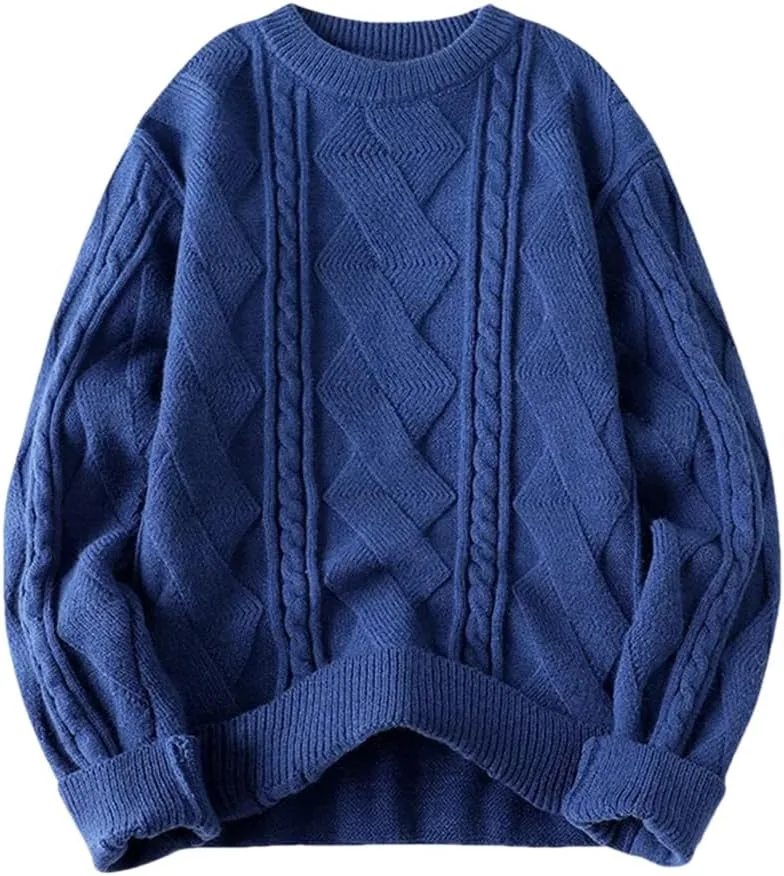 Мужской свитер с арановым узором и длинными рукавами Hdhdeueh
Мужской свитер с арановым узором и длинными рукавами Hdhdeueh