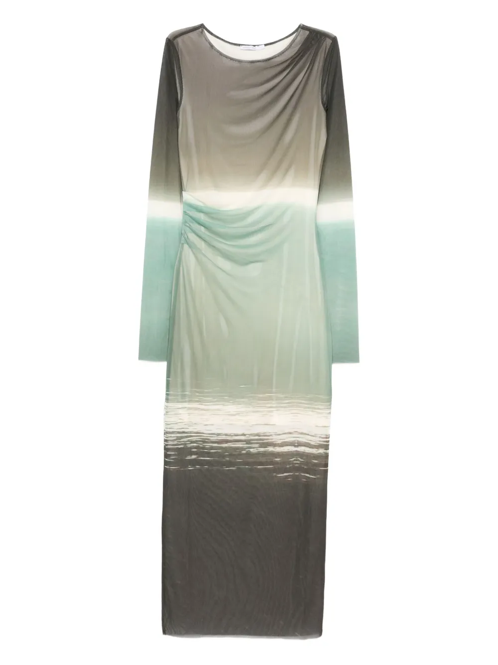 Платье миди с эффектом деграде Patrizia Pepe, зеленый
Платье миди с эффектом деграде Patrizia Pepe, зеленый