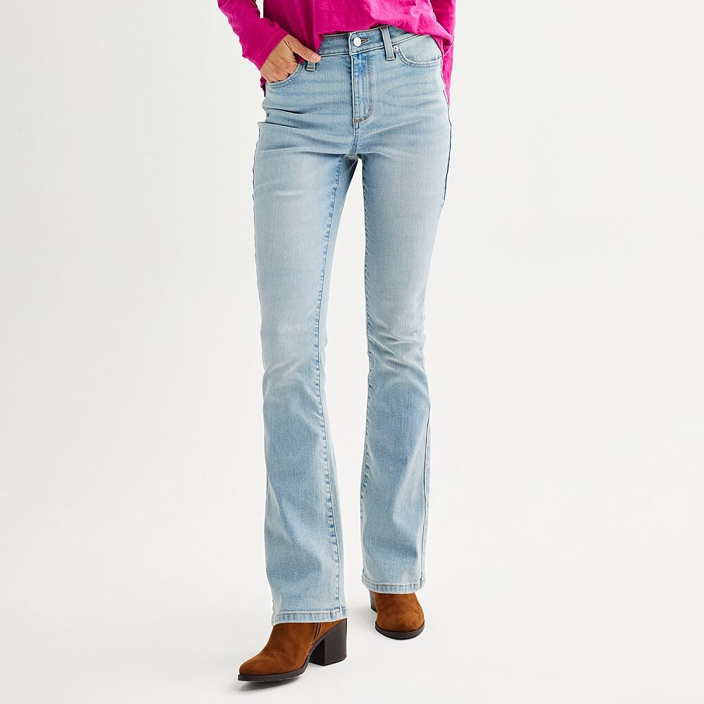 Джинсы премиум-класса Petite Sonoma Goods For Life Bootcut со средней посадкой, цвет Light Wash
Джинсы премиум-класса Petite Sonoma Goods For Life Bootcut со средней посадкой, цвет Light Wash