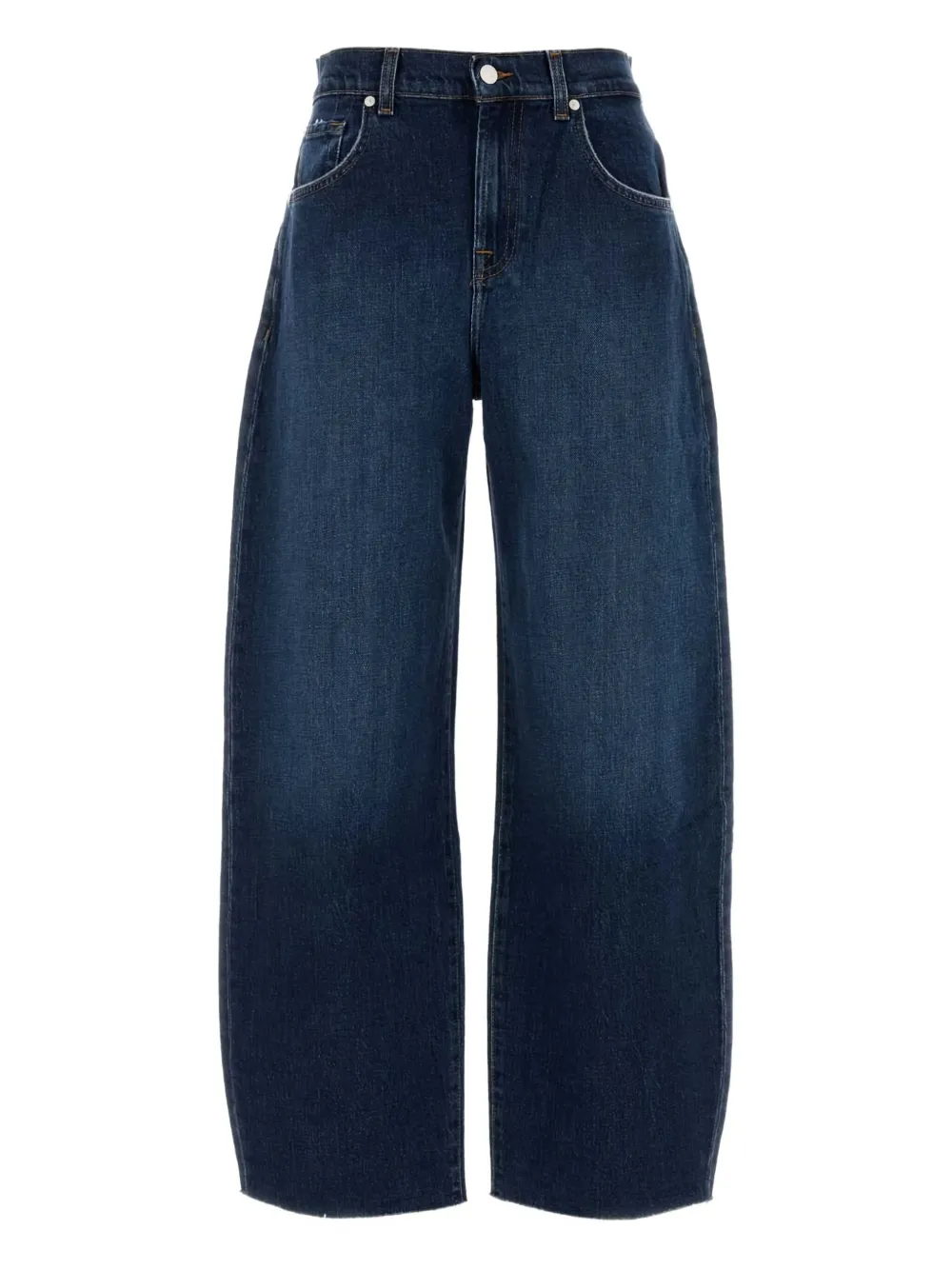 Джинсы-баллоны с необработанным краем 7 For All Mankind, синий
Джинсы-баллоны с необработанным краем 7 For All Mankind, синий