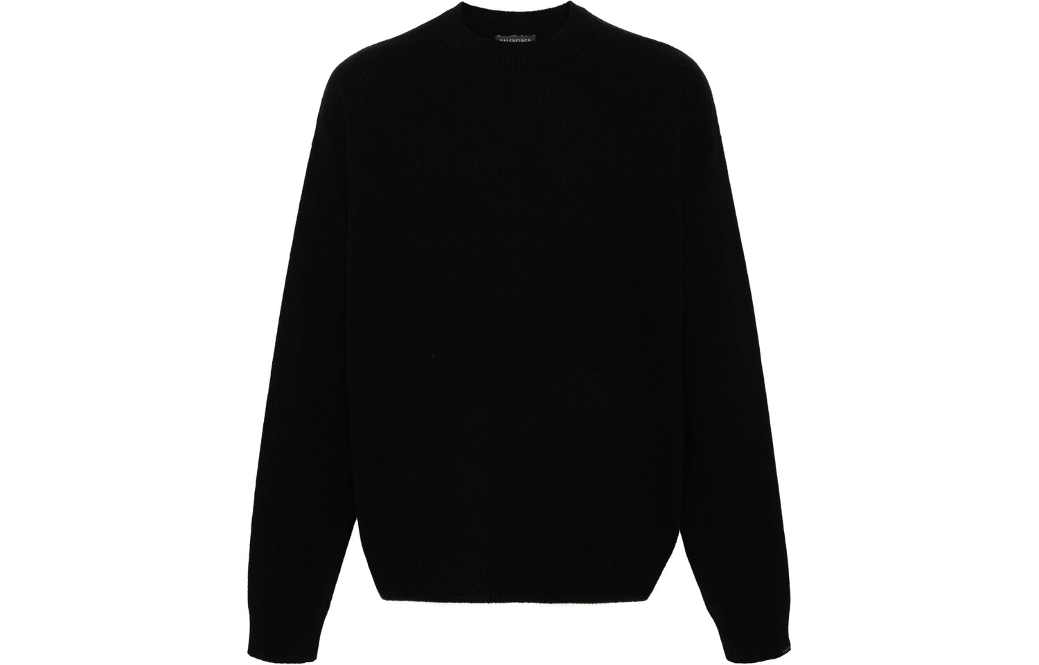 Кашемировый свитер мужской черный Balenciaga, черный 
Кашемировый свитер мужской черный Balenciaga, черный