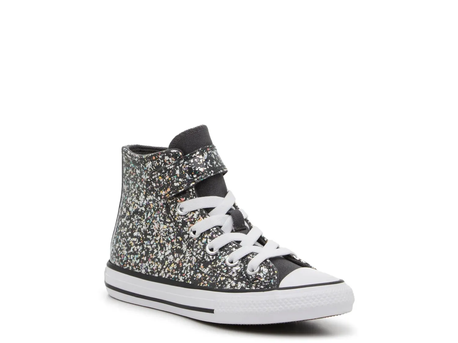 Высокие кеды Converse Chuck Taylor All Star Glitter — детские, темно-серые/многоцветные
Высокие кеды Converse Chuck Taylor All Star Glitter — детские, темно-серые/многоцветные