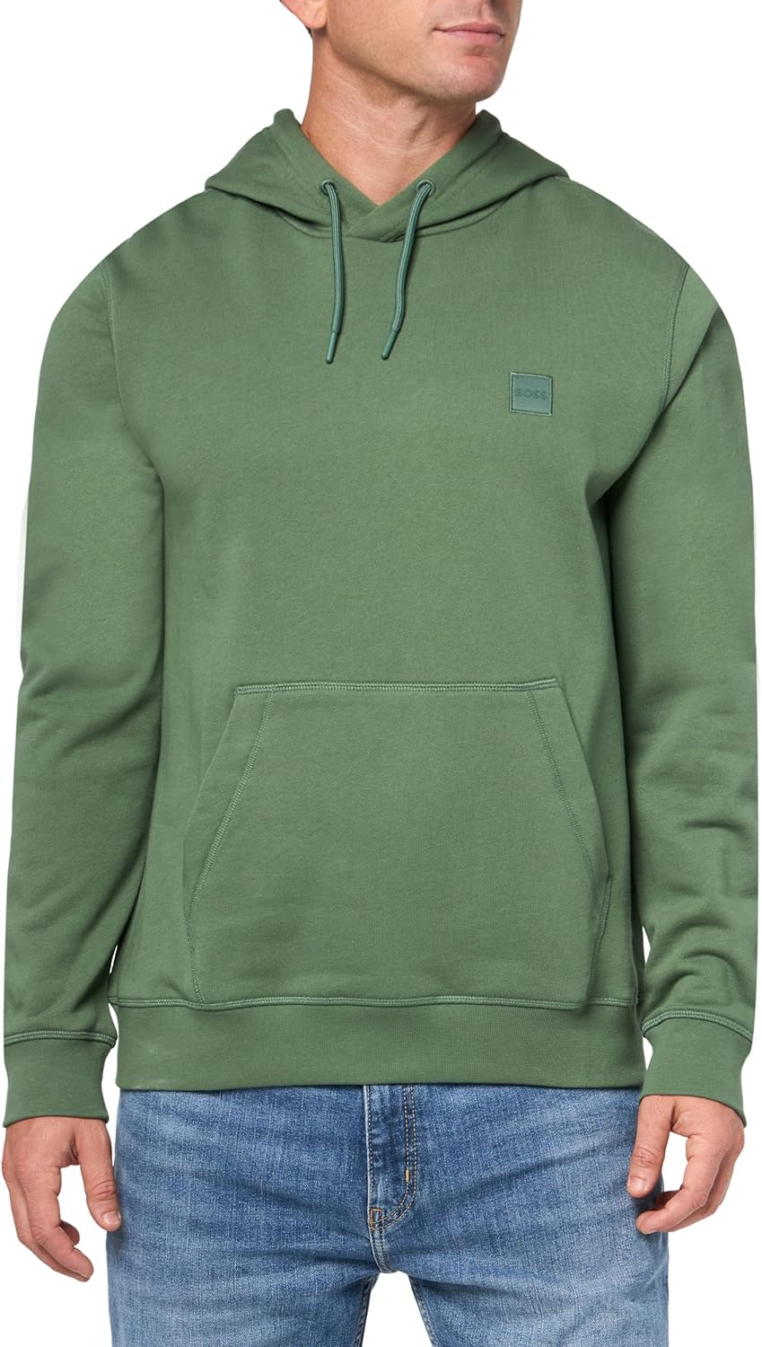 Толстовка с капюшоном мужская BOSS, хлопок, с логотипом-аппликацией, Lettuce Green
Толстовка с капюшоном мужская BOSS, хлопок, с логотипом-аппликацией, Lettuce Green