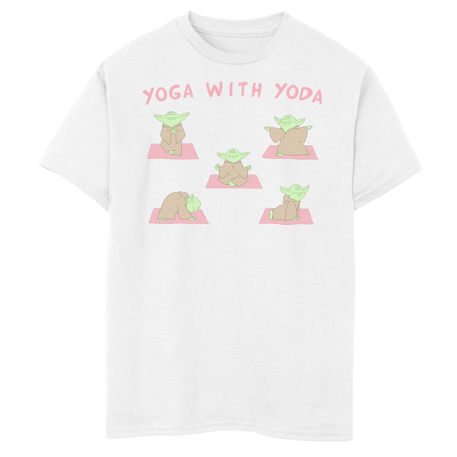 Йога для мальчиков 8–20 лет в стиле «Звездные войны» в футболке «Йода» Licensed Character, белый
Йога для мальчиков 8–20 лет в стиле «Звездные войны» в футболке «Йода» Licensed Character, белый