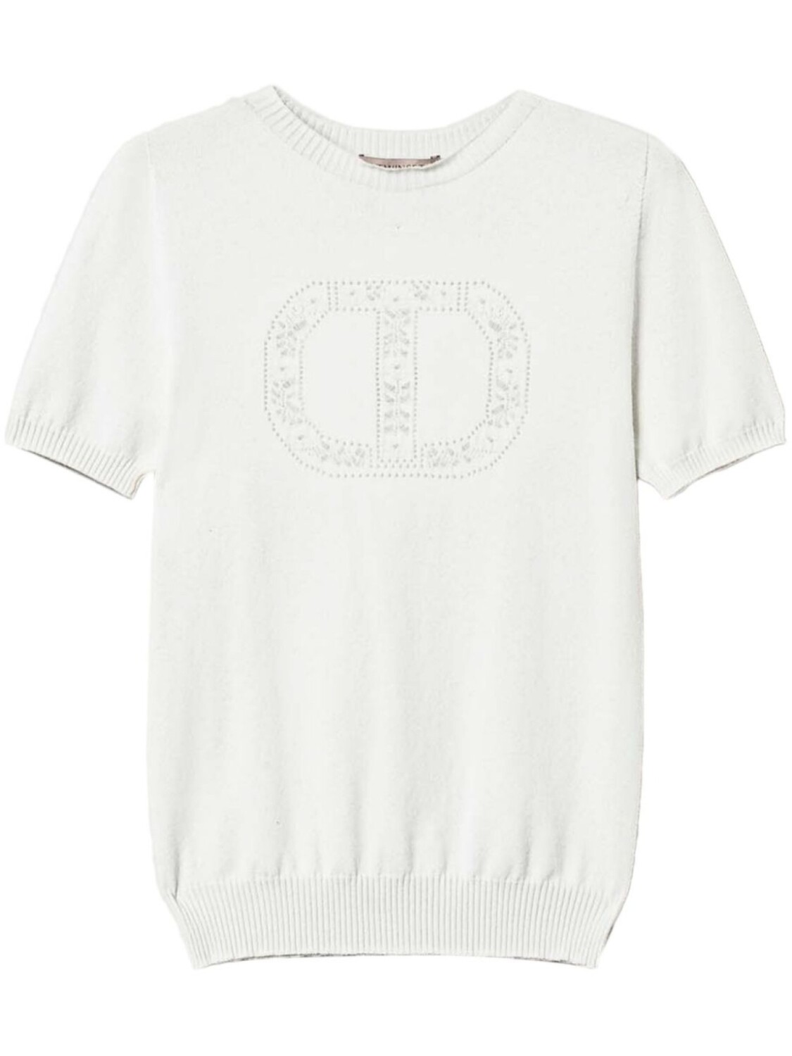 TWINSET топ с логотипом Oval T, белый
TWINSET топ с логотипом Oval T, белый