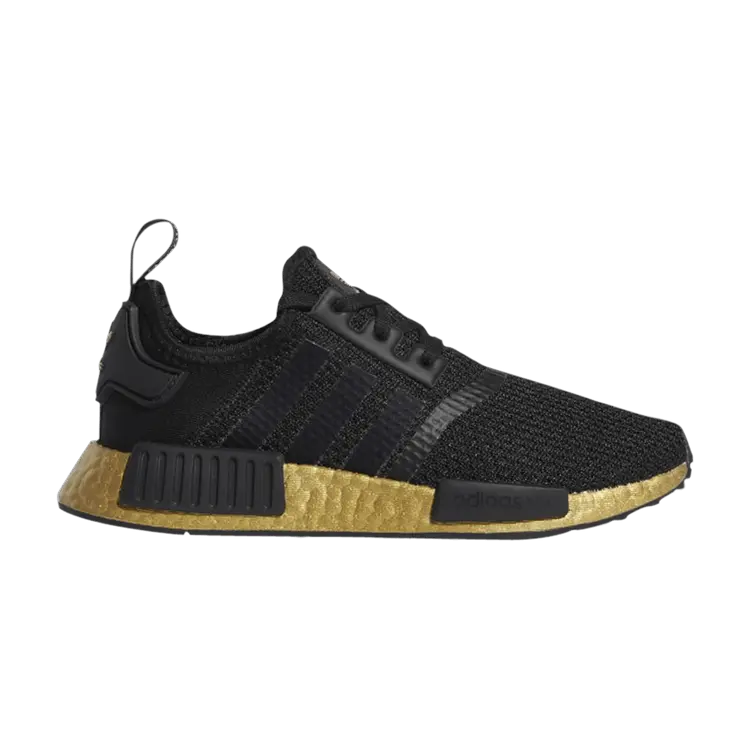 Кроссовки adidas NMD_R1 J 'Black Gold Metallic', черный
Кроссовки adidas NMD_R1 J 'Black Gold Metallic', черный