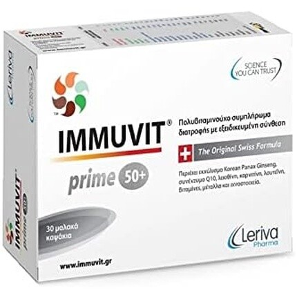 Лерива Иммувит Прайм 30 мягких таблеток, Fotopharmacy
Лерива Иммувит Прайм 30 мягких таблеток, Fotopharmacy