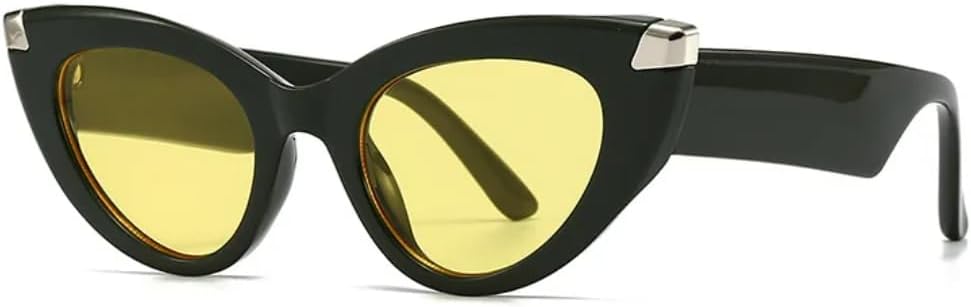 Роскошные винтажные солнцезащитные очки «кошачий глаз» в большой оправе для женщин, в стиле панк, с заклепками, классические, для активного отдыха, с защитой от УФ-излучения UV400 HHZZYVY, Black Yellow
Роскошные винтажные солнцезащитные очки «кошачий глаз» в большой оправе для женщин, в стиле панк, с заклепками, классические, для активного отдыха, с защитой от УФ-излучения UV400 HHZZYVY, Black Yellow