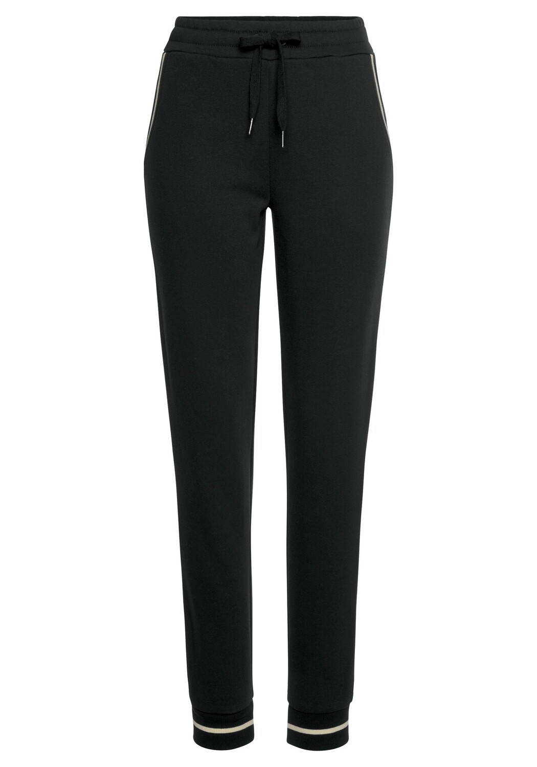 Спортивные брюки LASCANA, черный
Спортивные брюки LASCANA, черный