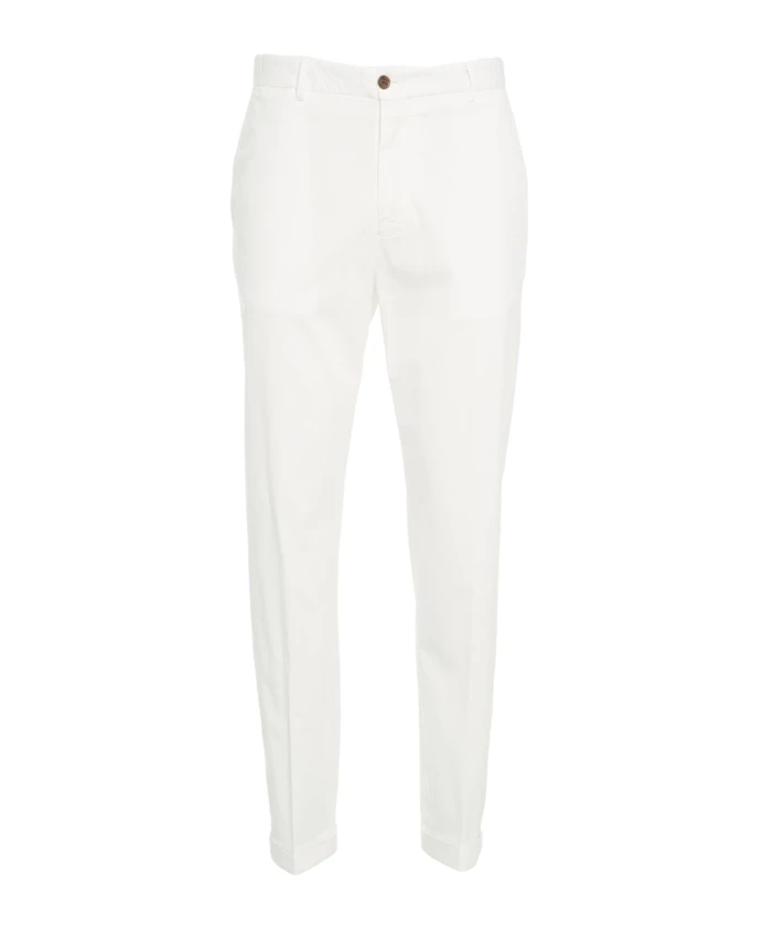 Белые брюки чинос с эластичным поясом Briglia, белый
Белые брюки чинос с эластичным поясом Briglia, белый