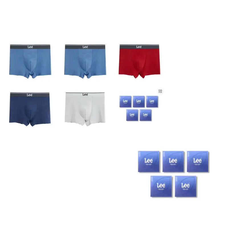 Lee Подарочный набор мужского белья 5 пар
Lee Подарочный набор мужского белья 5 пар