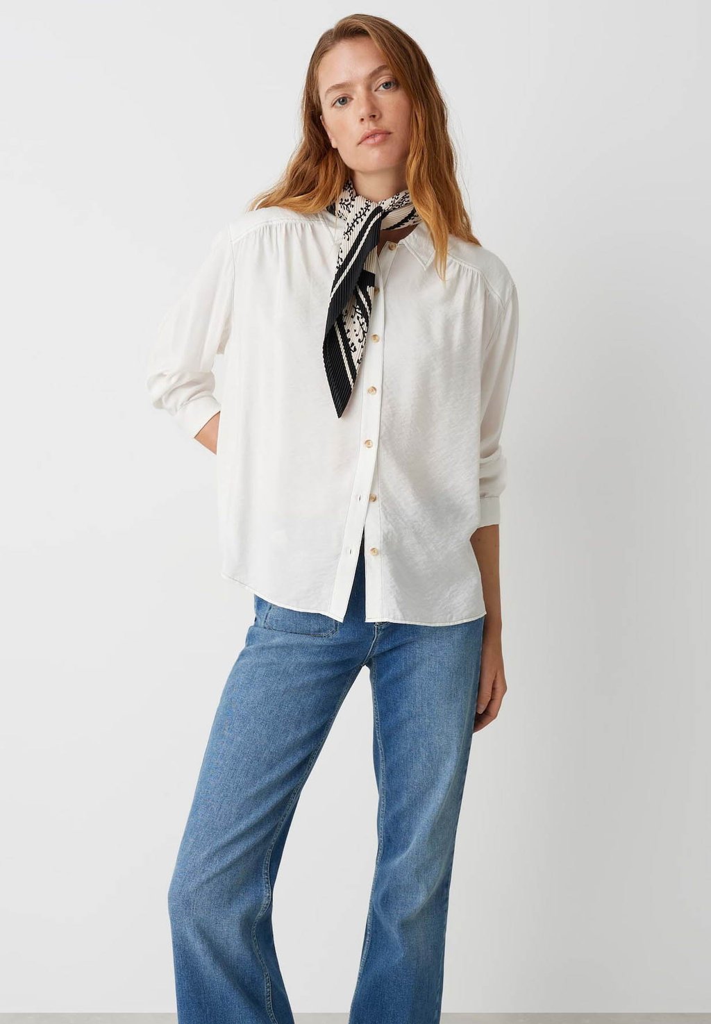 Блузка на пуговицах LANGARM FAMIGA OPUS, белый
Блузка на пуговицах LANGARM FAMIGA OPUS, белый