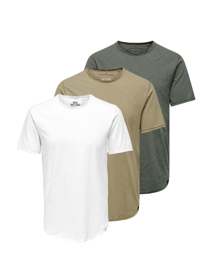 Футболка ONLY & SONS, цвет beige/weiß/grau
Футболка ONLY & SONS, цвет beige/weiß/grau