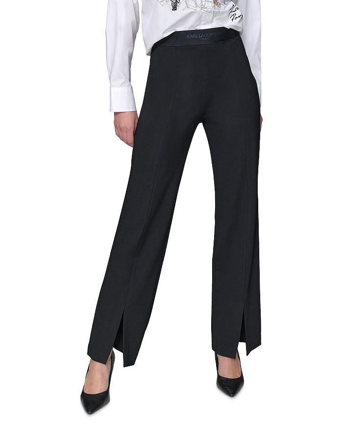 Штаны с разрезом KARL LAGERFELD PARIS, черный
Штаны с разрезом KARL LAGERFELD PARIS, черный