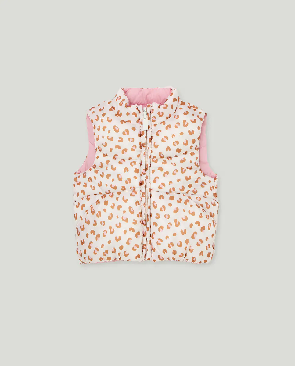 Детский реверсивный жилет с принтом для девочки Baby El Corte Inglés, розовый
Детский реверсивный жилет с принтом для девочки Baby El Corte Inglés, розовый