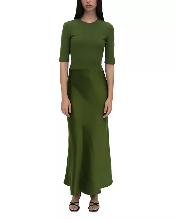 Платье-Футболка в комплекте Rosetta Getty, зеленый
Платье-Футболка в комплекте Rosetta Getty, зеленый