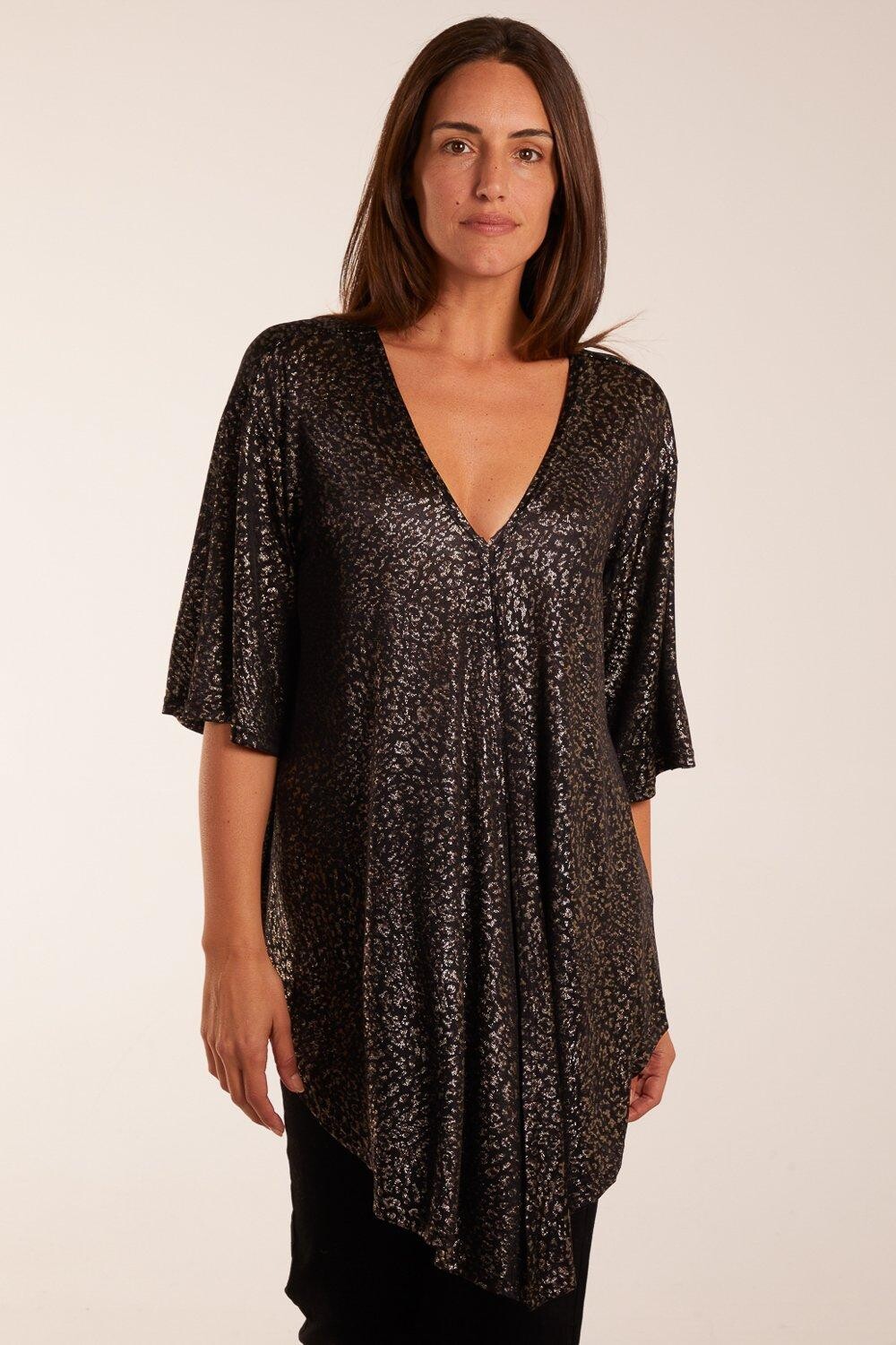 Топ с леопардовым принтом и завязкой спереди Blue Vanilla, золото
Топ с леопардовым принтом и завязкой спереди Blue Vanilla, золото