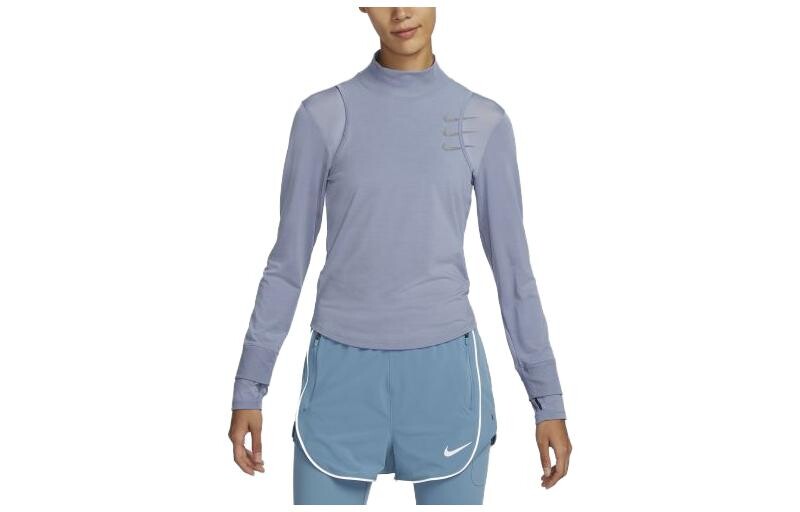 Футболка Dri-Fit женская, сланцево-пепельного цвета Nike 
Футболка Dri-Fit женская, сланцево-пепельного цвета Nike