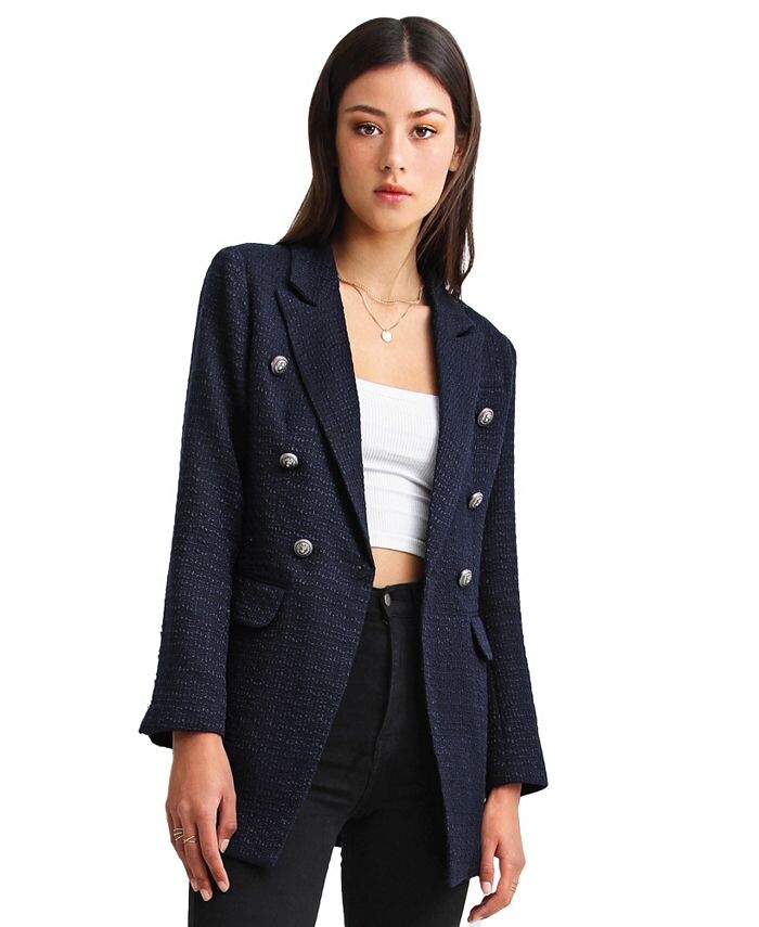 Женский блейзер Princess Polina с фактурной тканью Belle & Bloom, синий
Женский блейзер Princess Polina с фактурной тканью Belle & Bloom, синий