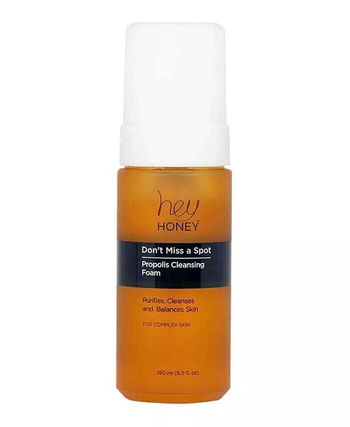 Очищающая пенка с прополисом Don't Miss A Spot, 150 мл Hey Honey
Очищающая пенка с прополисом Don't Miss A Spot, 150 мл Hey Honey