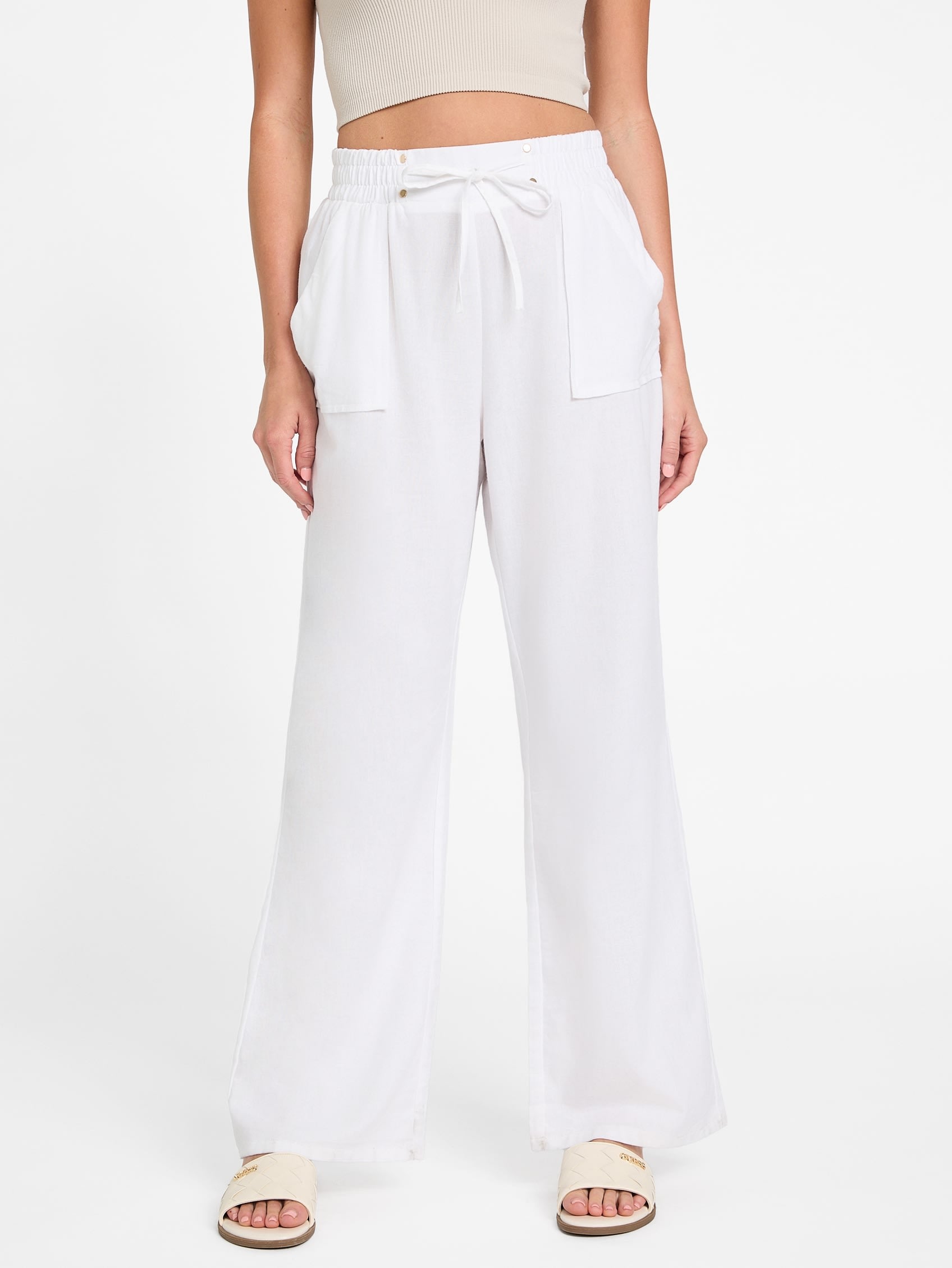 Криста льняные брюки Guess Factory, белый
Криста льняные брюки Guess Factory, белый