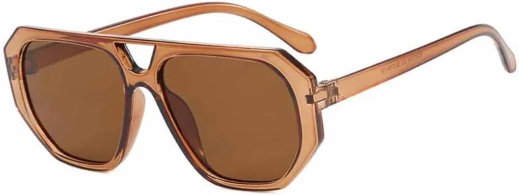 Солнцезащитные очки с защитой UV400 | Большая оправа, двойная перемычка, цветные линзы | Для женщин и мужчин, для занятий спортом на открытом воздухе и вождения DSVIGF, Brown Brown
Солнцезащитные очки с защитой UV400 | Большая оправа, двойная перемычка, цветные линзы | Для женщин и мужчин, для занятий спортом на открытом воздухе и вождения DSVIGF, Brown Brown