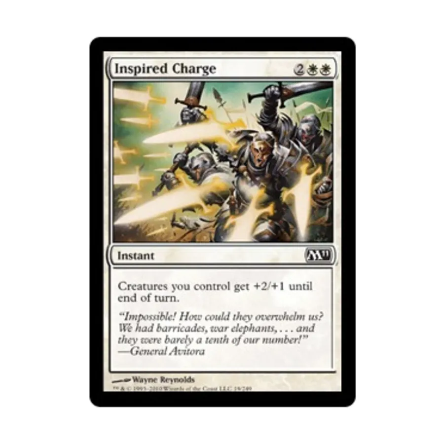 CCG Вдохновленный заряд (С), MTG - Magic 2011
CCG Вдохновленный заряд (С), MTG - Magic 2011