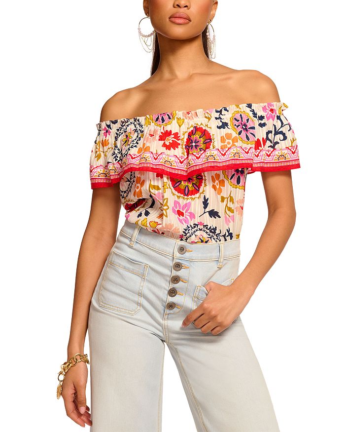 Топ Maia с открытыми плечами Ramy Brook, мультиколор
Топ Maia с открытыми плечами Ramy Brook, мультиколор