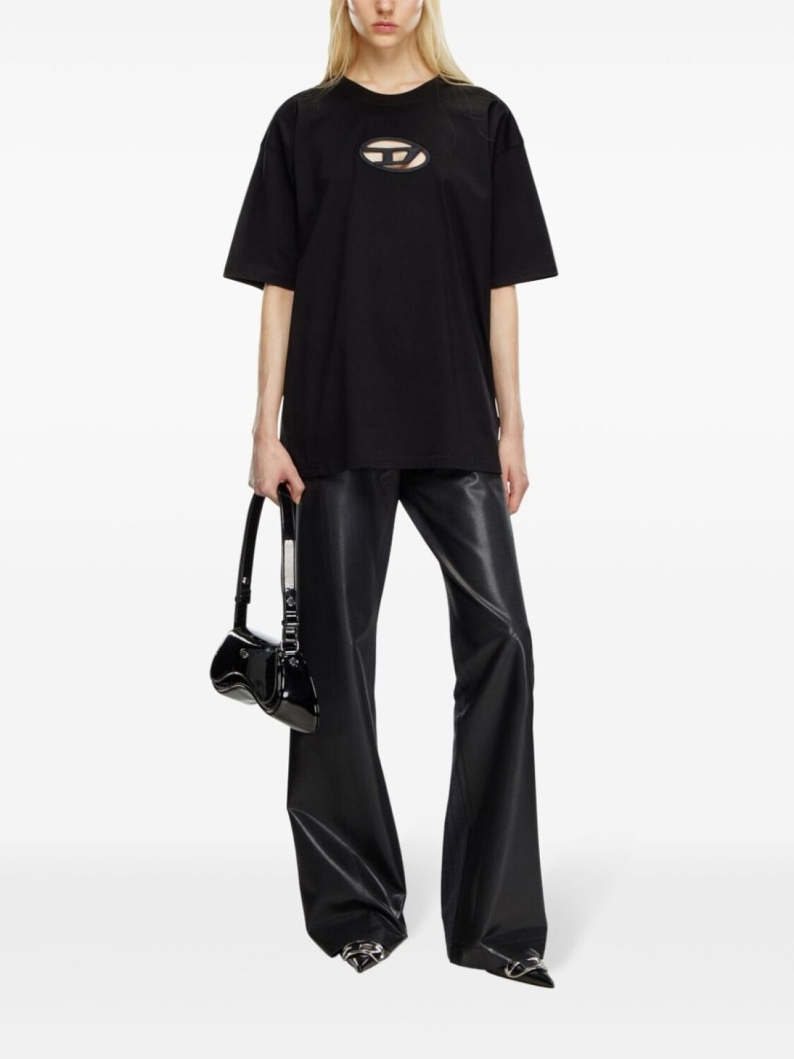 Diesel футболка из органического хлопка с вырезами, черный
Diesel футболка из органического хлопка с вырезами, черный