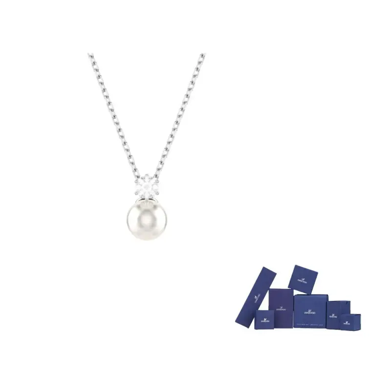 Swarovski Синтетический цирконий родированное покрытие искусственный кристалл искусственный жемчуг колье women's silver
Swarovski Синтетический цирконий родированное покрытие искусственный кристалл искусственный жемчуг колье women's silver