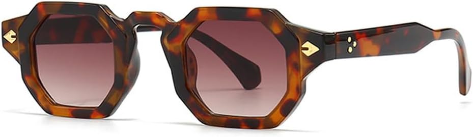 Ретро-солнцезащитные очки Polygon для женщин с заклепками, градиентные линзы, защита от УФ-излучения UV400; мужские солнцезащитные очки в стиле панк TKKTLLT, Leopard Tea Gradient
Ретро-солнцезащитные очки Polygon для женщин с заклепками, градиентные линзы, защита от УФ-излучения UV400; мужские солнцезащитные очки в стиле панк TKKTLLT, Leopard Tea Gradient