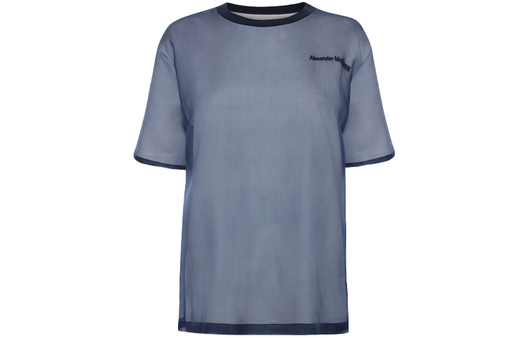 Футболка женская морской синий Alexander McQueen
Футболка женская морской синий Alexander McQueen