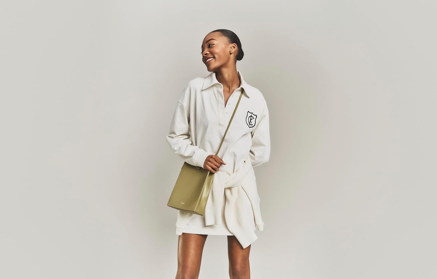 Женское мини-платье-поло с логотипом Calvin Klein, Tofu
Женское мини-платье-поло с логотипом Calvin Klein, Tofu