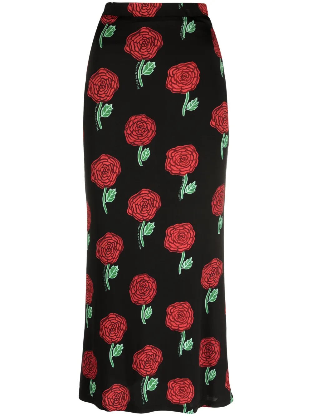 Юбка с завышенной талией и цветочным принтом Versace Jeans Couture, черный
Юбка с завышенной талией и цветочным принтом Versace Jeans Couture, черный