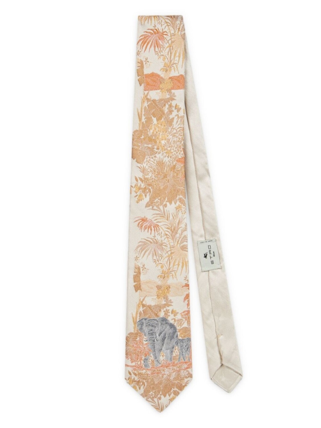 ETRO шелковый галстук с узором, нейтральный цвет
ETRO шелковый галстук с узором, нейтральный цвет