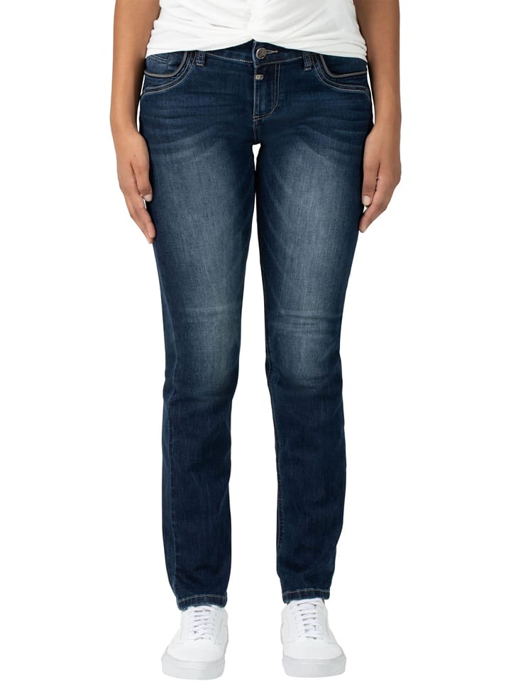 Timezone Джинсы "Тахила" - приталенного кроя - темно-синего цвета
Timezone Джинсы "Тахила" - приталенного кроя - темно-синего цвета